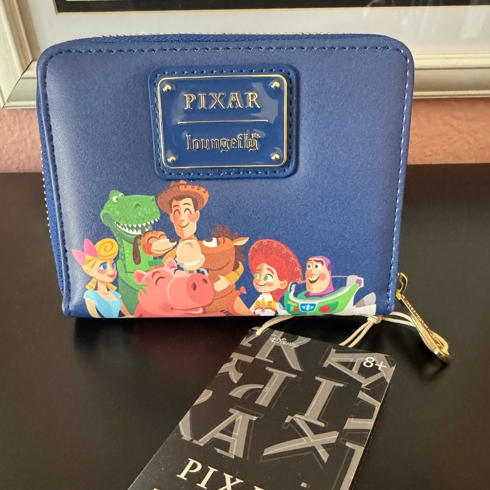 NWT PIXAR MOMENTS TOY STORY DISNEY LOUNGEFLY WALLET - Picture 3 of 8